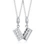 Sterling Silver Building Block Charm Necklace, thumbnail 4 of 7
