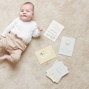 Personalised Baby Milestone Cards, 3 of 6