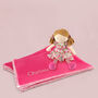 Fran Rag Doll With Personalised Fleece Blanket, thumbnail 1 of 8