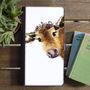 Inky Cow Faux Leather Phone Case With Card Slots, thumbnail 1 of 5