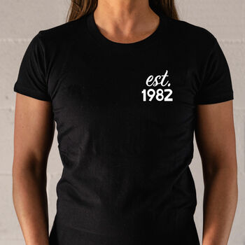 Personalised Birth Year T Shirt, 2 of 2