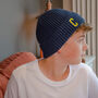 Personalised Embroidered Initial 'College' Beanie Hat, thumbnail 1 of 6