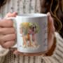 Personalised Boxer Autumn Dog Walk Keepsake Gift Mug, thumbnail 1 of 2