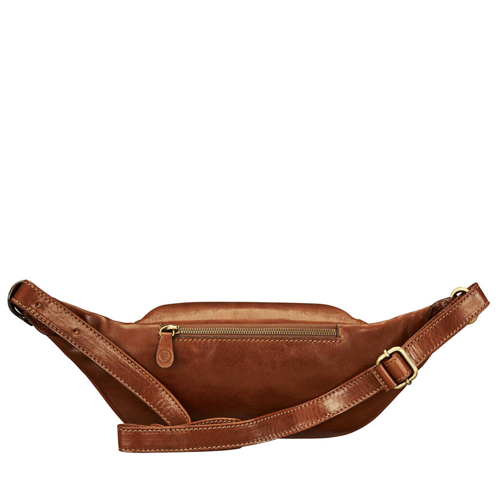Luxury Italian Leather Bum Bag. 'The Centolla' By Maxwell-Scott