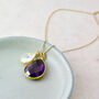 Mother And Child Semi Precious Birthstone Necklace, thumbnail 5 of 10