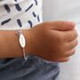 Girl's Sterling Silver Personalised Charm Bracelet, thumbnail 2 of 5