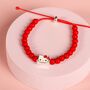Hello Kitty Red Bead Bracelet With Hello Kitty Charm, thumbnail 2 of 3