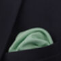 Wedding Handmade Polyester Knitted Tie In Sage Green, thumbnail 4 of 9