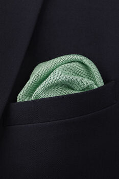 Wedding Handmade Polyester Knitted Tie In Sage Green, 4 of 9
