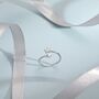 Double Star Open Ring In Sterling Silver, thumbnail 6 of 10