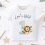 Personalised First Birthday ‘Wild One’ T Shirt, thumbnail 1 of 2