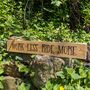 Personalised Vintage Wooden Garden And Bar Signs, thumbnail 6 of 10