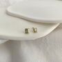 Emerald Cut Diamond Earrings, thumbnail 7 of 8