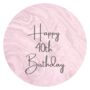 Personalised Pink Marbled Design Edible Drink Toppers, thumbnail 2 of 2