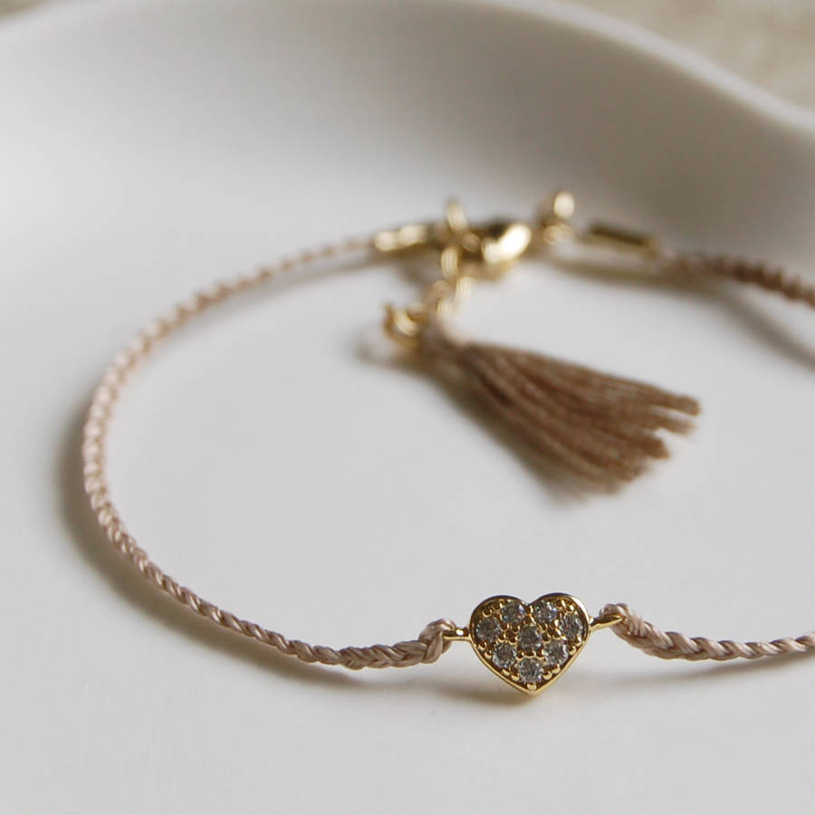 Love heart friendship bracelet Clearance