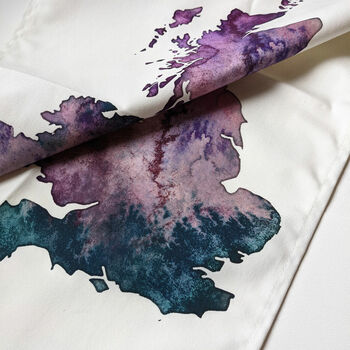 UK And Northern Ireland Watercolour Tea Towel, 2 of 8