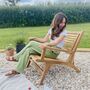 Wooden Garden Chair With Arms, thumbnail 2 of 11