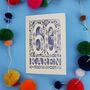 Personalised 60th Birthday Card Papercut Woodland Design, thumbnail 6 of 11