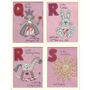 Personalised Girls Alphabet Embroidered Picture Gift, thumbnail 10 of 12