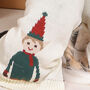 Elf And Reindeer Knitted Christmas Jumper For Dogs, thumbnail 3 of 9