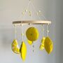 Handmade Lemon Citrus Mobile For Baby Crib, thumbnail 4 of 4