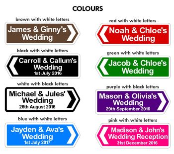 Personalised Double Sided Direction Signs, 2 of 4