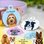 Dog Breed ID Tag Personalised Realistic Illustrations, thumbnail 1 of 12