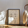 Wedding Table Plan With Bespoke Illustrated Places, thumbnail 5 of 6