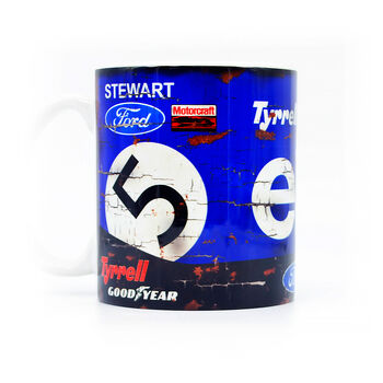Jackie Stewart Formula One Racing Car Mug, 4 of 4