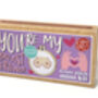 You're My Breast Friend! Mini Matchbox Cross Stitch Kit, thumbnail 3 of 9