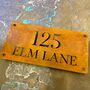 Corten Steel House Name Sign, thumbnail 9 of 12
