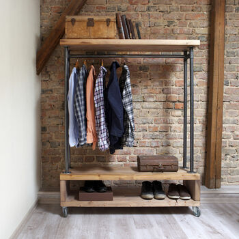 Nene Industrial Style Clothing Storage Unit By CosyWood