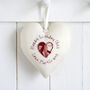 Personalised 40th Birthday Hanging Heart Gift For Her, thumbnail 8 of 12