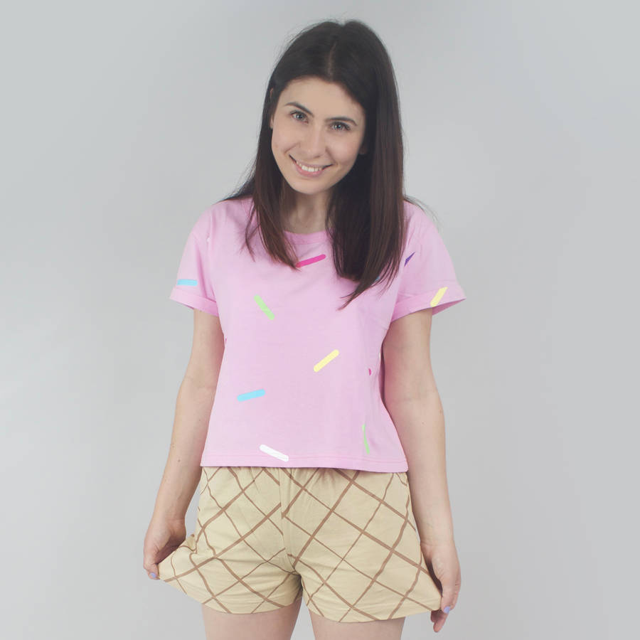 ice cream pyjamas by layzee sleepwear