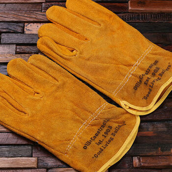 Personalised Suede Multipurpose Gloves, 2 of 4