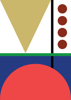 Geometric Minimalist Art Poster D 503 Three, 2 of 2