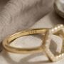 Hexagon Ring Gold, thumbnail 5 of 7
