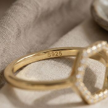 Hexagon Ring Gold, 5 of 7