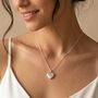 Personalised Fingerprint Heart Photo Locket Necklace, thumbnail 2 of 8