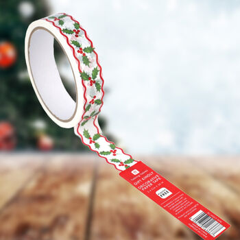 Holly And Berry Eco Friendly Christmas Paper Tape 20m, 4 of 5