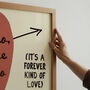 Personalised Family Heart Print – It’s A Forever Kind Of Love, thumbnail 8 of 11