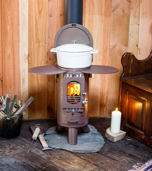 'The Fintan' Glamping Wood Stove, 4 of 7