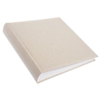 Extra Large Traditional Style Linen Photograph Album With Opaque Interleaves, 5 of 9
