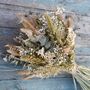 Wedding Dried Flower Bouquet Meadow Neutrals Left, thumbnail 1 of 5