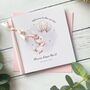 Baby Bunny New Baby Girl Card, thumbnail 2 of 3