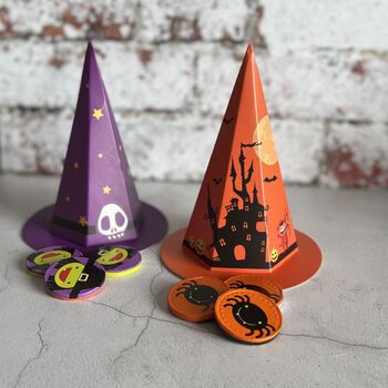 Witches Hat Halloween Favour Treat Box, 2 of 2