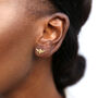 Sterling Silver Bumblebee Stud Earrings, thumbnail 1 of 5