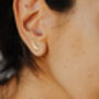 Olive Stud Earrings, thumbnail 4 of 4