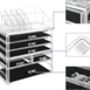 Large Stackable Acrylic Make Up Organiser Cosmetic Box, thumbnail 5 of 9