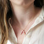 Family 'Twinning' Beaded Initial Necklace, thumbnail 8 of 12